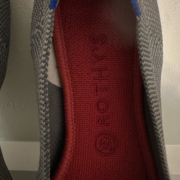 Rothy's Women's Gray and Red Flats - Picture 4 of 7